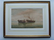 antique art, paintings, pictures bernard hemy 19th c watercolou Bernard Hemy 19th C Watercolou