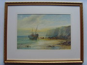 antique art, paintings, pictures emil a krause lge watercolour Emil A Krause Lge Watercolour