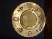 Large Brass and Copper Charger