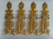 Set of 4 French Ormolu Door Pl