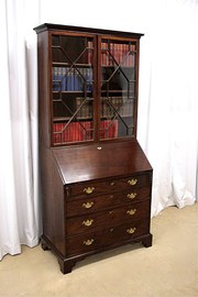 Georgian Mahogany Bureau Bookc