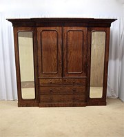 Victorian Mahogany Breakfront
