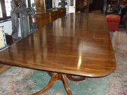 antique furniture mahogany three pillar table Mahogany Three Pillar Table