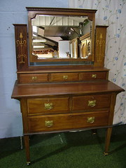 antique furniture art nouveau mahogany dressing ART NOUVEAU MAHOGANY DRESSING