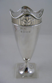 Sterling Silver Vase Birmingha