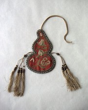 Antique Chinese Embroidered Pu
