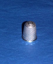 antique silver silver thimble by charles horn Silver Thimble by Charles Horn
