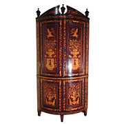 Dutch Walnut and Floral Marque