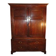 Georgian Oak Housekeepers Pres