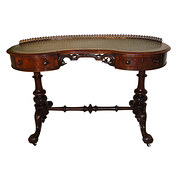 Victorian Walnut Kidney Shaped