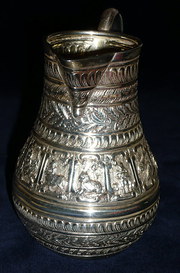 antique silver victorian silver zodiac jug 18 Victorian silver zodiac jug 18
