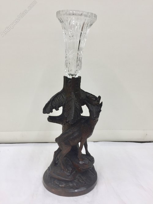 Antique Black Forest Carving of a Stag circa 1870