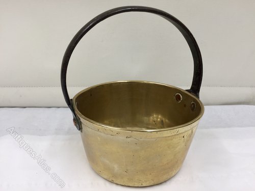Antique Brass Miniature Preserve Pan