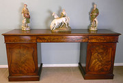 Antique 19c Mahogany Server Si