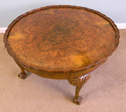 Antique Burr walnut coffee tab