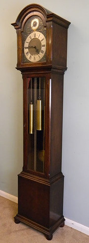 antique clocks & timepieces oak grandmother longca Antique Oak Grandmother longca