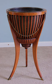 Antique Satinwood Plant Stand
