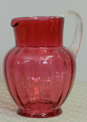 Antique Victorian Cranberry Gl