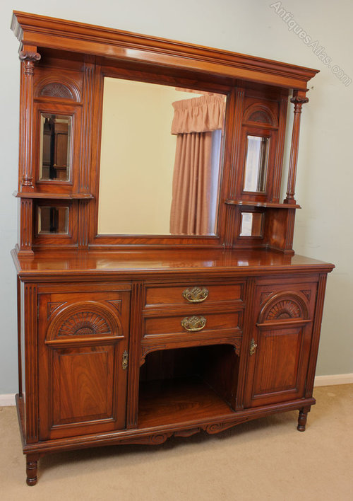 Antique Victorian Mirror Back Sideboard Antiques Atlas