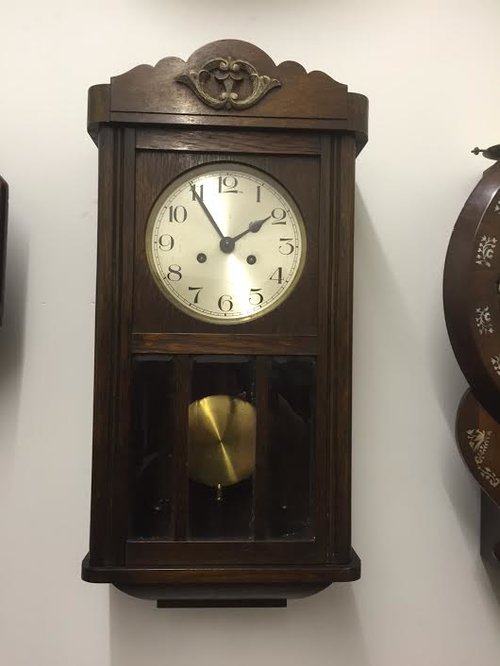 1930s English wall clock.