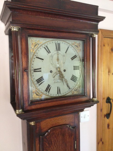 Antique 8 day Oak Longcase Clock c1825