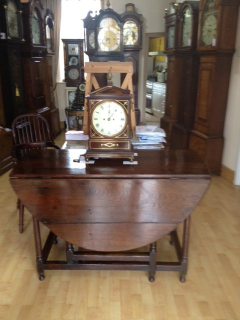 Circa 1745 Oak gate-leg table.