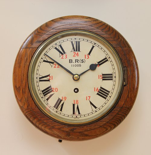 Rare Railway Dial Clock.