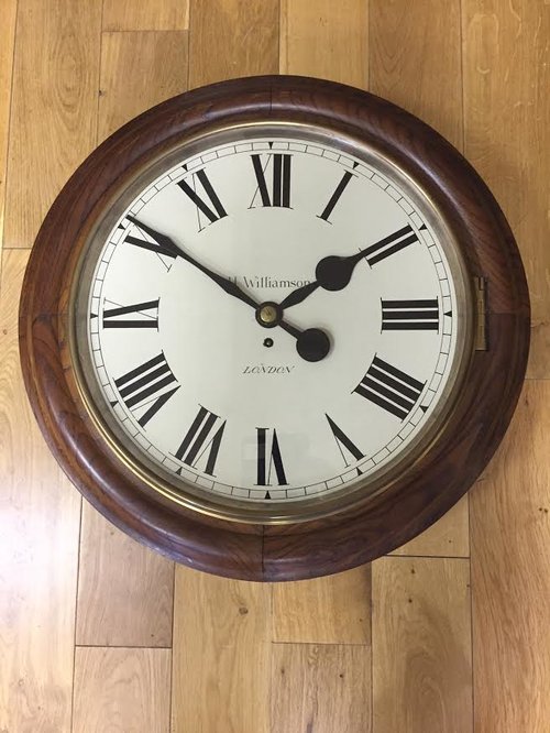 Large Fusee Wall Clock c1870