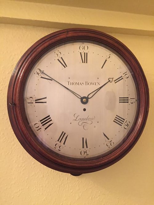 Late 18th C "Rare" Verge Salt Box Dial Fusee.