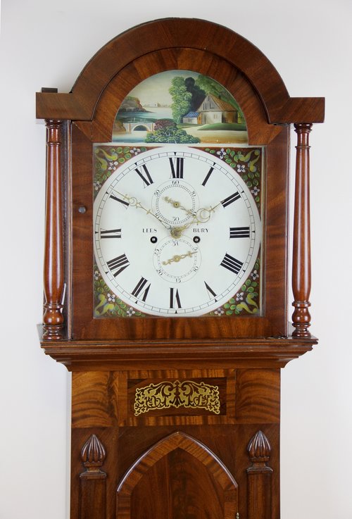 Lees of Bury Longcase Clock