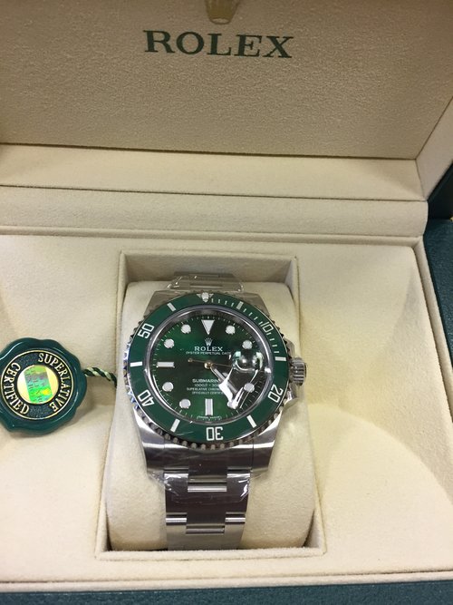 Rolex Hulk. 2018