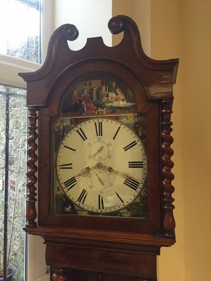Scottish Mahogany longcase clock Circa 1825.