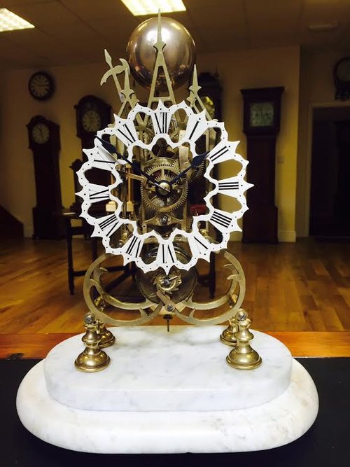 Victorian Skeleton Clock c1865
