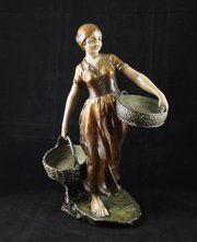 austrian antiques royal vienna wahllis figure Royal Vienna Wahllis Figure