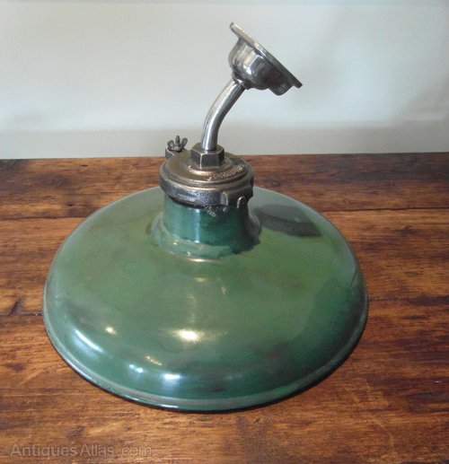 Antiques Atlas - Vintage Industrial Enamel Wall Light