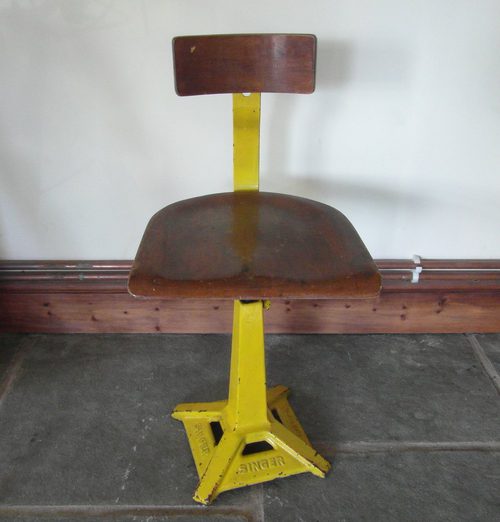 Antiques Atlas - Vintage Industrial Singer Sewing Chair