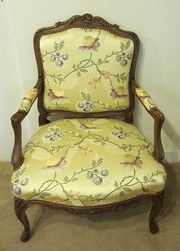 A Pair of French Walnut Chairs