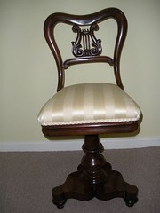 Antique music chair