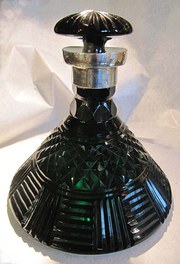 Bristol Green Ships Decanter
