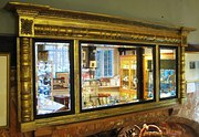Giltwood Triptych Overmantle M