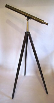 Victorian Brass Telescope on S