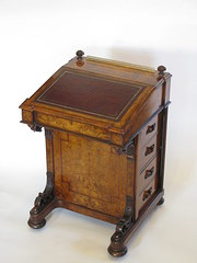 Victorian Walnut Davenport