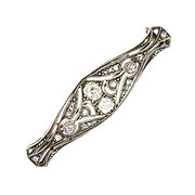 Victorian diamond brooch
