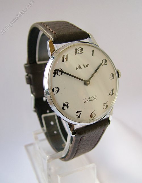 Antiques Atlas Gents 1960s Victor Hand Winding Wrist Watch