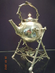 silverplate gypsy kettle twig stand burne Gypsy Kettle Twig Stand Burne