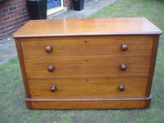 Antique Mahogany 3 Height Ches