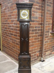 Antique Oak Grandaughter Clock