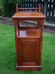 Antique Walnut Bedside Cabinet