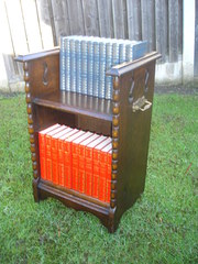 Arts  Crafts Oak Bookcase Beds