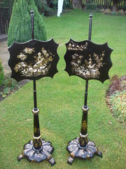 Decorative Pair Antique Papier